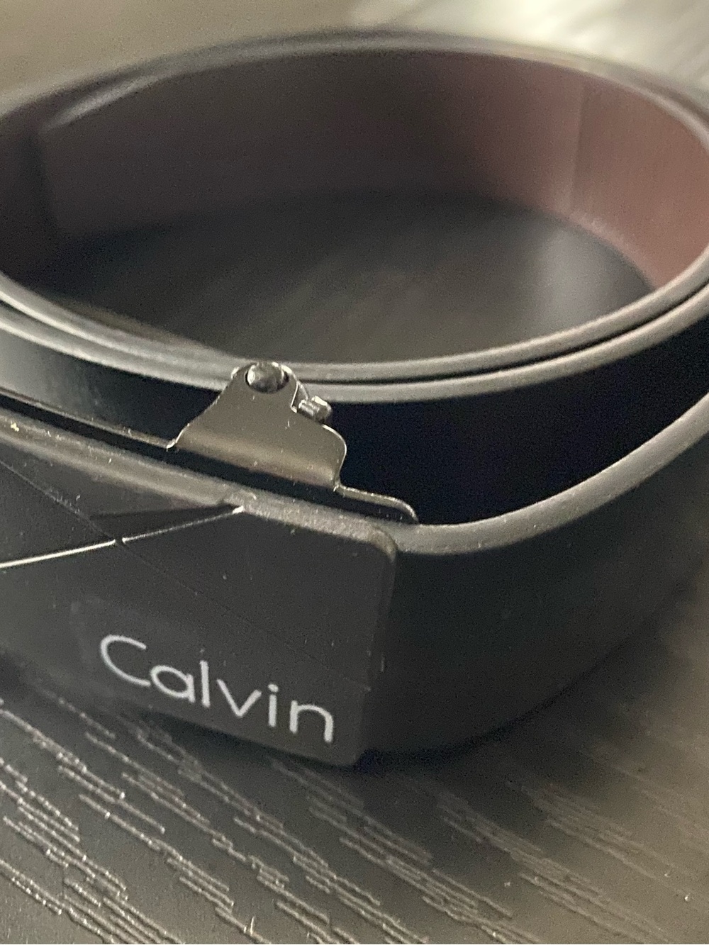 Calvin Klein Black Reversible Belt